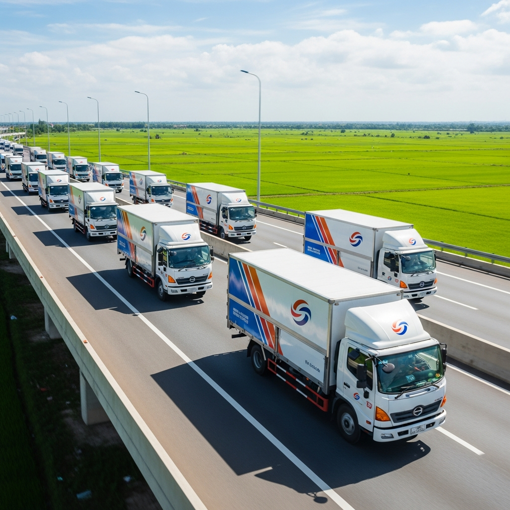 Giao Việt Nam Logistics Fleet - Vận chuyển hàng hóa toàn quốc